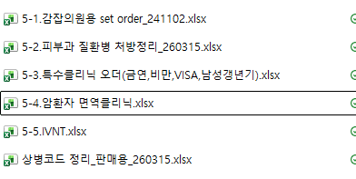 개원의 종합세트